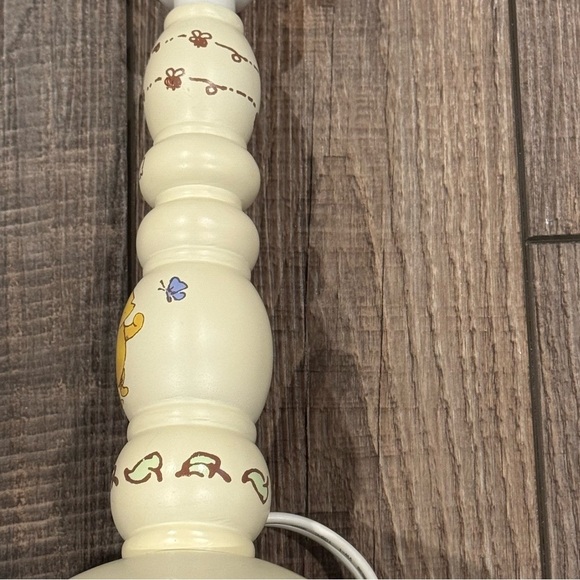 CLASSIC Winnie the Pooh Lamp Base HONEY POT Butterfies Baby Nursery Decor Works - Picture 3 of 10